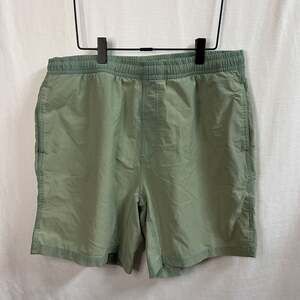 Myles Apparel Everyday Shorts 6 Inch Inseam Green Elastic Waist Active Shorts XL